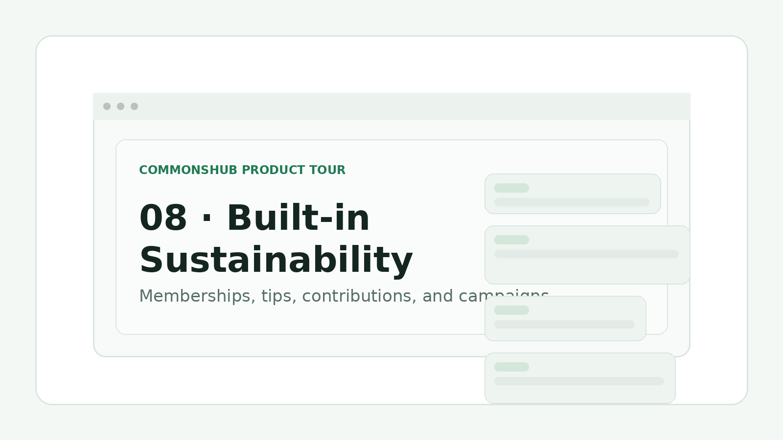 Placeholder for Commonshub contribution and support options
